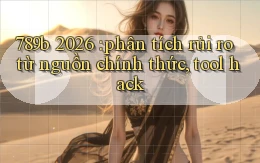789b 2026 phân tích rủi ro từ nguồn chính thức, tool hack
