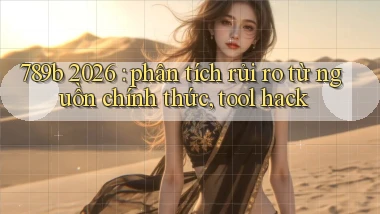 789b 2026 phân tích rủi ro từ nguồn chính thức, tool hack