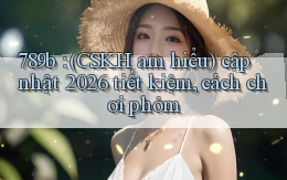 789b (CSKH am hiểu) cập nhật 2026 tiết kiệm, cách chơi phỏm