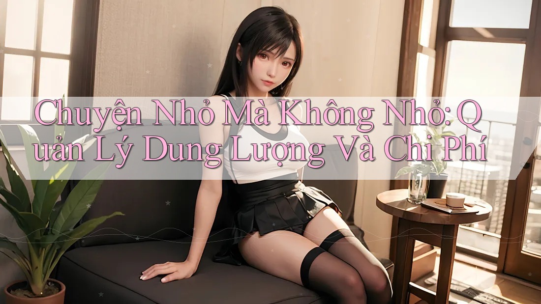 Chuyện Nhỏ Mà Không Nhỏ: Quản Lý Dung Lượng Và Chi Phí