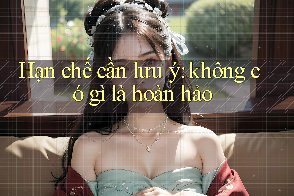 Hạn chế cần lưu ý: không có gì là hoàn hảo