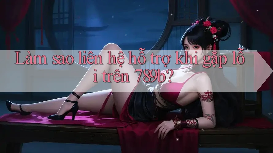 Làm sao liên hệ hỗ trợ khi gặp lỗi trên 789b?