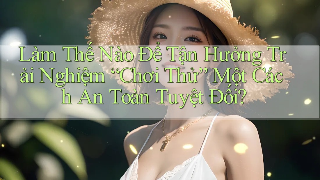 Làm Thế Nào Để Tận Hưởng Trải Nghiệm “Chơi Thử” Một Cách An Toàn Tuyệt Đối? Làm Thế Nào Để Tận Hưởng Trải Nghiệm “Chơi Thử” Một Cách An Toàn Tuyệt Đối?