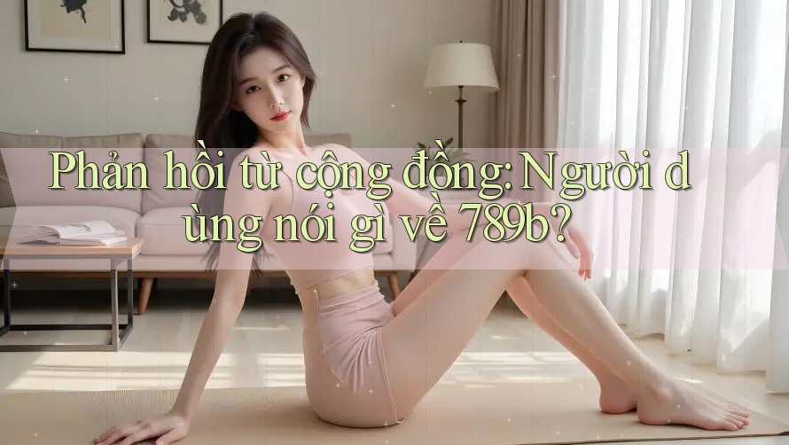 Phản hồi từ cộng đồng: Người dùng nói gì về 789b?