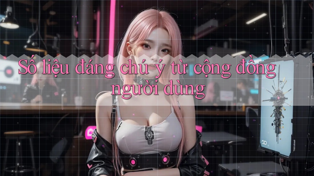Số liệu đáng chú ý từ cộng đồng người dùng Số liệu đáng chú ý từ cộng đồng người dùng