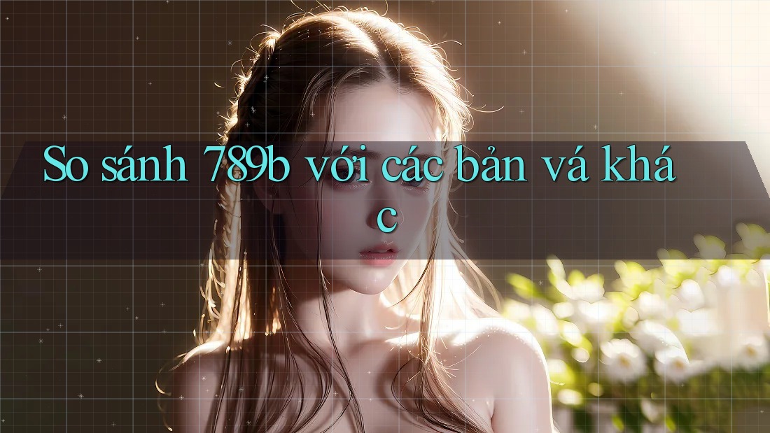 So sánh 789b với các bản vá khác So sánh 789b với các bản vá khác