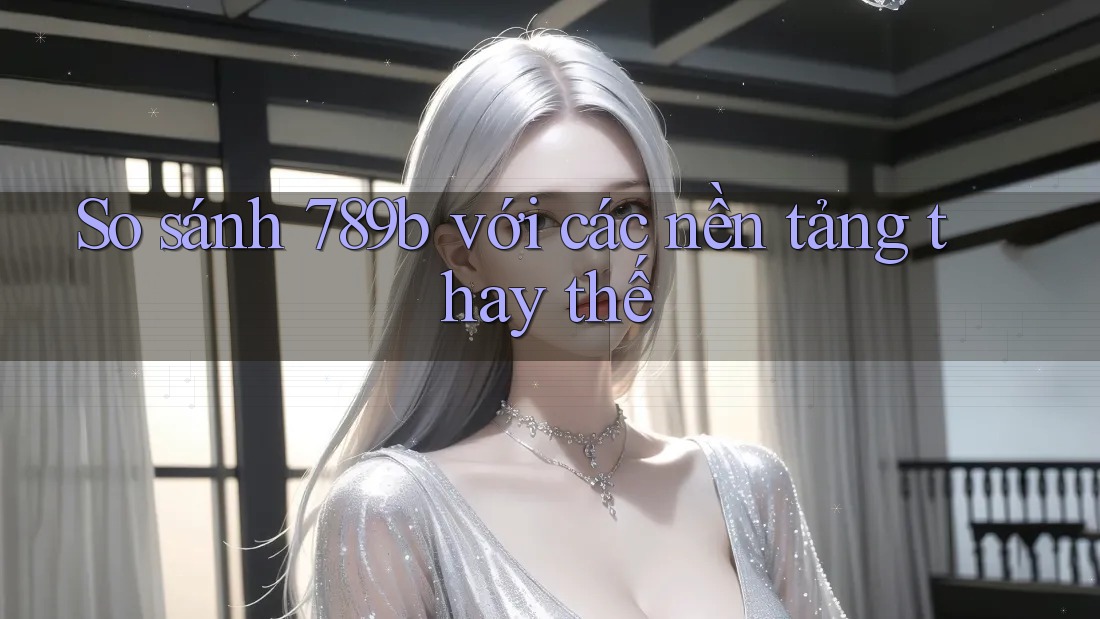 So sánh 789b với các nền tảng thay thế So sánh 789b với các nền tảng thay thế