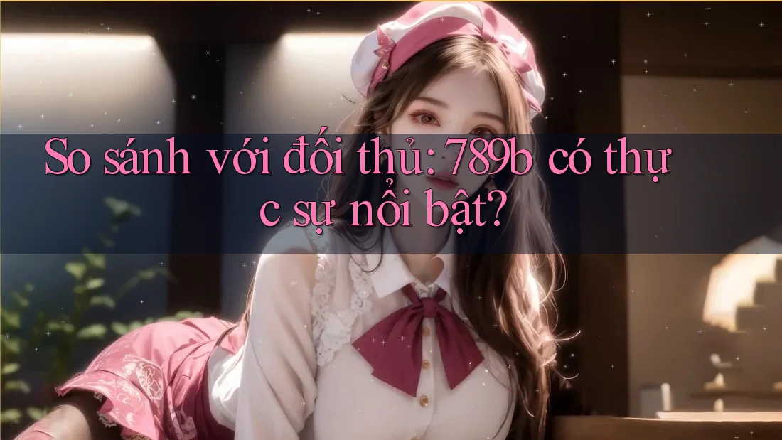 So sánh với đối thủ: 789b có thực sự nổi bật?