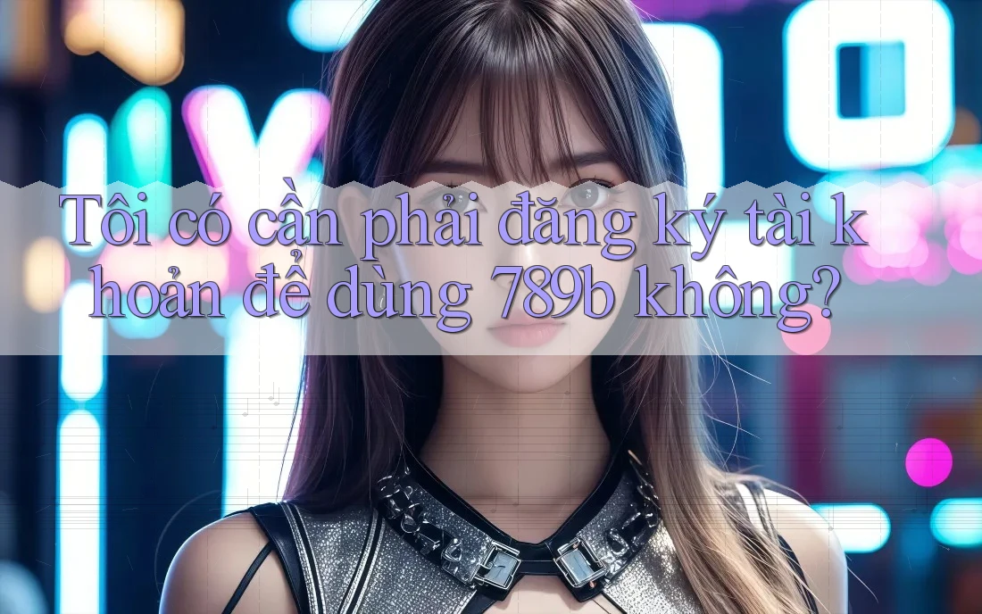 Tôi có cần phải đăng ký tài khoản để dùng 789b không? Tôi có cần phải đăng ký tài khoản để dùng 789b không?