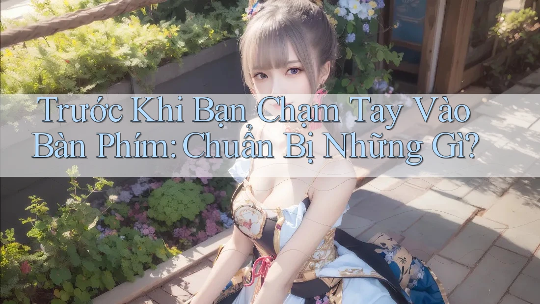 Trước Khi Bạn Chạm Tay Vào Bàn Phím: Chuẩn Bị Những Gì? Trước Khi Bạn Chạm Tay Vào Bàn Phím: Chuẩn Bị Những Gì?