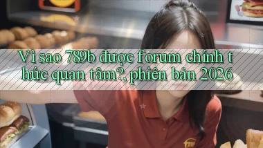 Vì sao 789b được forum chính thức quan tâm, phiên bản 2026
